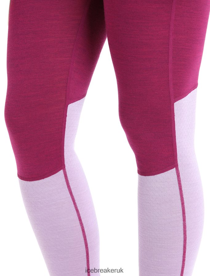 Icebreaker Women 125 ZoneKnit Merino Thermal Leggings Z04NXR593 Clothing Go Berry/Purple Gaze - Image 5