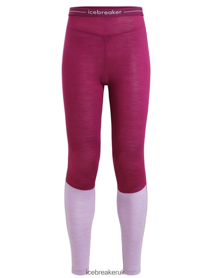 Icebreaker Women 125 ZoneKnit Merino Thermal Leggings Z04NXR593 Clothing Go Berry/Purple Gaze - Image 7