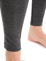 Icebreaker Women 200 ZoneKnit Merino Thermal Leggings Z04NXR582 Clothing Black/Jet Heather - Image 7