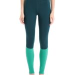 Icebreaker Women 200 ZoneKnit Merino Thermal Leggings Z04NXR583 Clothing Green Glory/Fresh