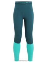 Icebreaker Women 200 ZoneKnit Merino Thermal Leggings Z04NXR583 Clothing Green Glory/Fresh - Image 7
