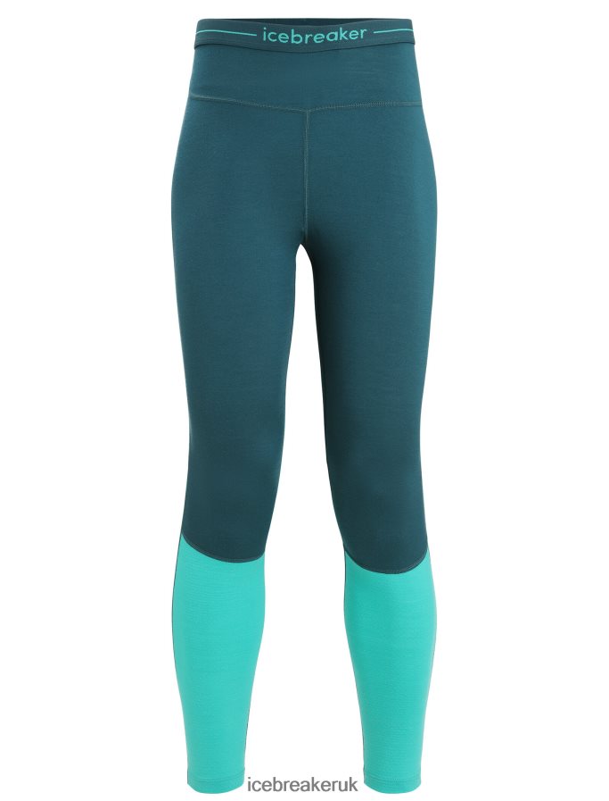Icebreaker Women 200 ZoneKnit Merino Thermal Leggings Z04NXR583 Clothing Green Glory/Fresh - Image 7