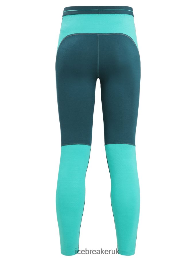 Icebreaker Women 200 ZoneKnit Merino Thermal Leggings Z04NXR583 Clothing Green Glory/Fresh - Image 8
