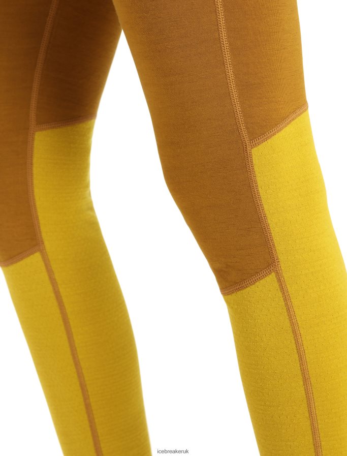 Icebreaker Women 200 ZoneKnit Merino Thermal Leggings Z04NXR883 Clothing Clove/Silent Gold - Image 5