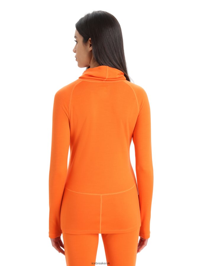 Icebreaker Women 300 MerinoFine Long Sleeve Roll Neck Thermal Top Z04NXR880 Clothing Flash - Image 3