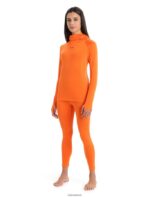 Icebreaker Women 300 MerinoFine Long Sleeve Roll Neck Thermal Top Z04NXR880 Clothing Flash - Image 4