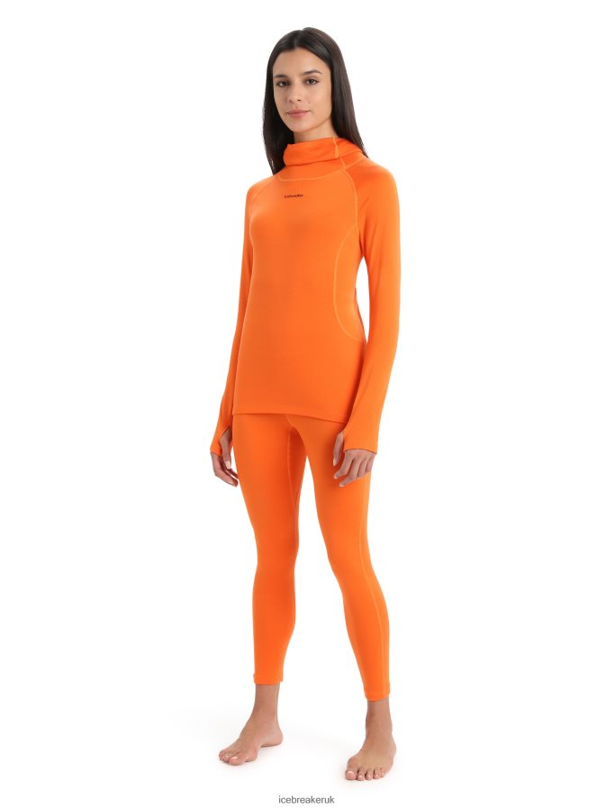 Icebreaker Women 300 MerinoFine Long Sleeve Roll Neck Thermal Top Z04NXR880 Clothing Flash - Image 4