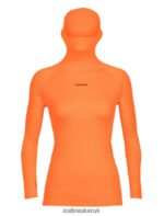 Icebreaker Women 300 MerinoFine Long Sleeve Roll Neck Thermal Top Z04NXR880 Clothing Flash - Image 7