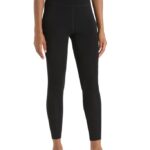 Icebreaker Women 300 MerinoFine Thermal Leggings Z04NXR595 Clothing Black