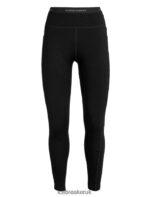 Icebreaker Women 300 MerinoFine Thermal Leggings Z04NXR595 Clothing Black - Image 6
