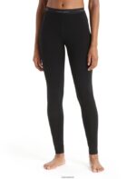 Icebreaker Women BodyfitZone Merino 150 Zone Thermal Leggings Z04NXR579 Clothing Black