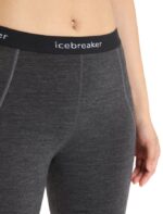 Icebreaker Women BodyfitZone Merino 260 Zone 3/4 Thermal Leggings Z04NXR886 Clothing Jet Heather/Black - Image 4