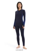 Icebreaker Women BodyfitZone Merino 260 Zone Thermal Leggings Z04NXR864 Clothing Midnight Navy/Royal Navy - Image 3