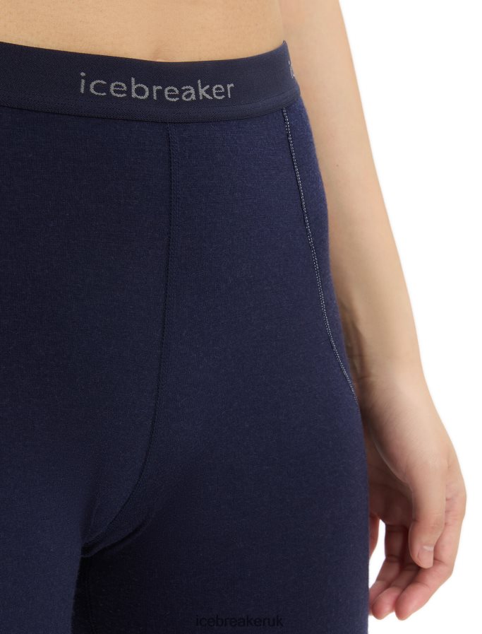 Icebreaker Women BodyfitZone Merino 260 Zone Thermal Leggings Z04NXR864 Clothing Midnight Navy/Royal Navy - Image 4