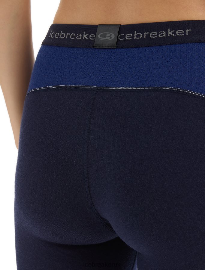 Icebreaker Women BodyfitZone Merino 260 Zone Thermal Leggings Z04NXR864 Clothing Midnight Navy/Royal Navy - Image 5