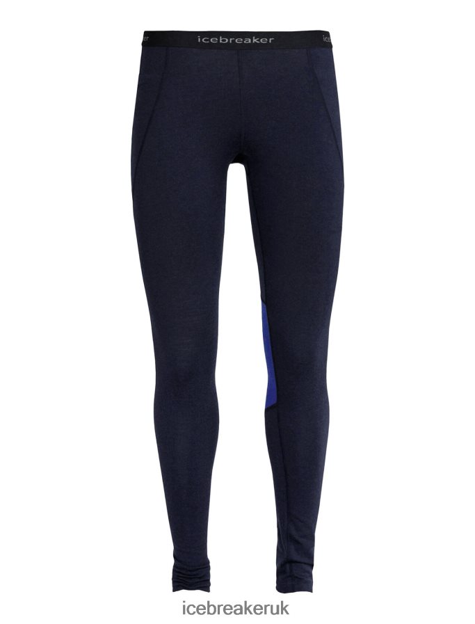 Icebreaker Women BodyfitZone Merino 260 Zone Thermal Leggings Z04NXR864 Clothing Midnight Navy/Royal Navy - Image 8