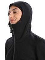Icebreaker Women City Label Shell+ Merino 4-in-1 Parka Z04NXR686 Clothing Black - Image 11