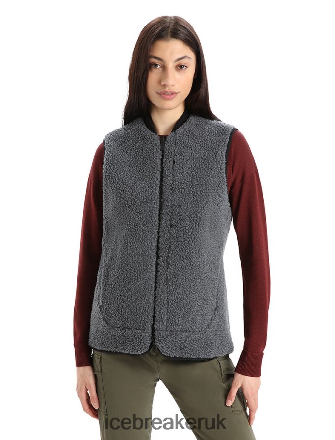 Icebreaker Women City Label Shell+ Merino 4-in-1 Parka Z04NXR686 Clothing Black - Image 6