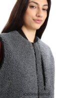 Icebreaker Women City Label Shell+ Merino 4-in-1 Parka Z04NXR686 Clothing Black - Image 7