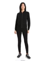Icebreaker Women City Label ZoneKnit Merino Insulated Knit Bomber Z04NXR683 Clothing Black - Image 3