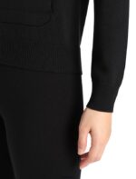 Icebreaker Women City Label ZoneKnit Merino Insulated Knit Bomber Z04NXR683 Clothing Black - Image 6