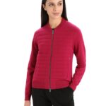 Icebreaker Women City Label ZoneKnit Merino Insulated Knit Bomber Z04NXR879 Clothing Cherry