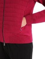 Icebreaker Women City Label ZoneKnit Merino Insulated Knit Bomber Z04NXR879 Clothing Cherry - Image 6