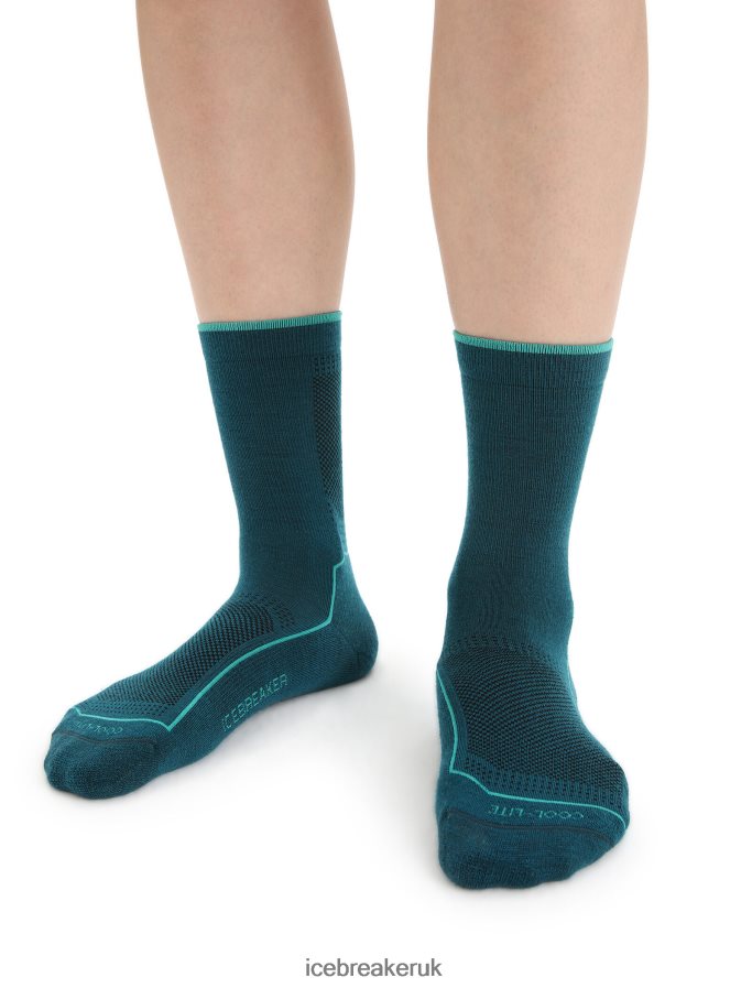icebreaker_women_cool_lite_merino_hike_3q_crew_socks_z04nxr779_accessories_green_glory_fresh.jpg Icebreaker Women Cool-Lite Merino Hike 3Q Crew Socks Z04NXR779 Accessories Green Glory/Fresh - Image 1