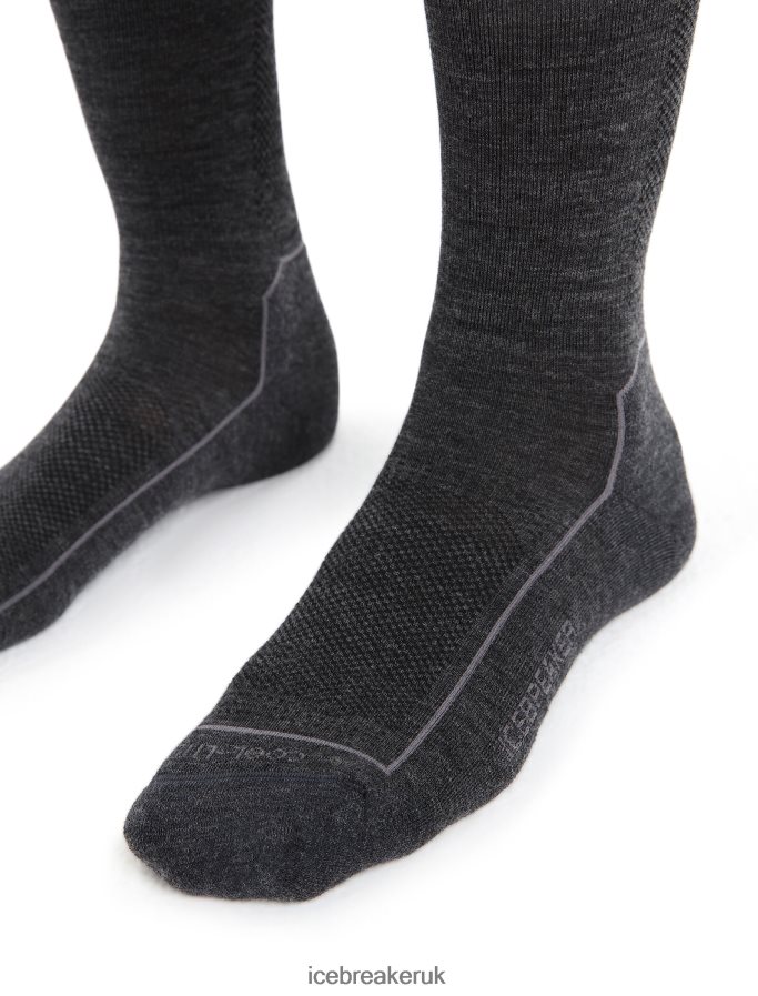 Icebreaker Women Cool-Lite Merino Hike 3Q Crew Socks Z04NXR780 Accessories Jet Heather/Monsoon - Image 3
