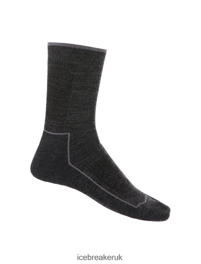 Icebreaker Women Cool-Lite Merino Hike 3Q Crew Socks Z04NXR780 Accessories Jet Heather/Monsoon - Image 4