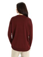 Icebreaker Women Cool-Lite Merino Nova Sweater Sweatshirt Z04NXR903 Clothing Espresso - Image 2