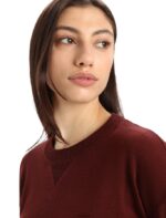 Icebreaker Women Cool-Lite Merino Nova Sweater Sweatshirt Z04NXR903 Clothing Espresso - Image 4