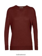 Icebreaker Women Cool-Lite Merino Nova Sweater Sweatshirt Z04NXR903 Clothing Espresso - Image 6