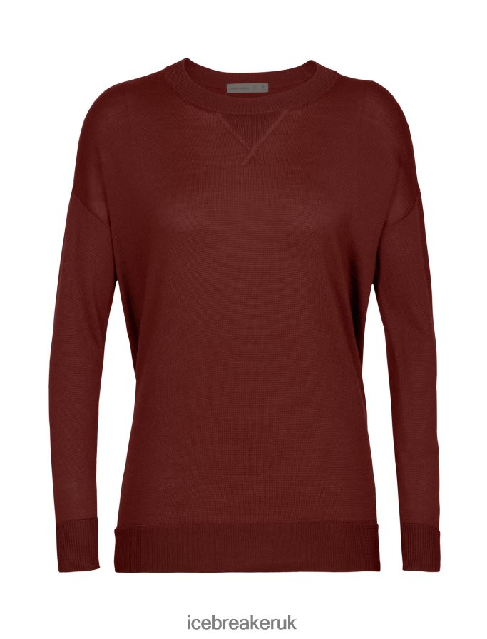 Icebreaker Women Cool-Lite Merino Nova Sweater Sweatshirt Z04NXR903 Clothing Espresso - Image 6