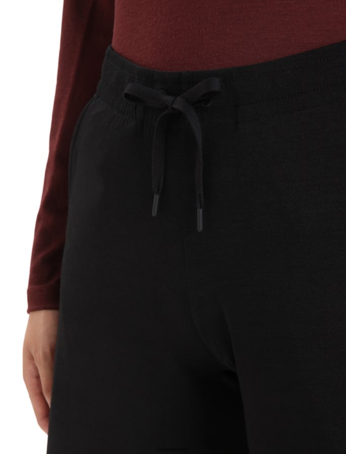 Icebreaker Women Cool-Lite Merino Yanni Culotte Pants Z04NXR796 Clothing Black - Image 4