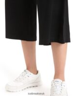 Icebreaker Women Cool-Lite Merino Yanni Culotte Pants Z04NXR796 Clothing Black - Image 6
