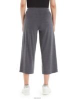 Icebreaker Women Cool-Lite Merino Yanni Culotte Pants Z04NXR797 Clothing Monsoon Heather - Image 2