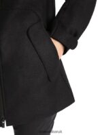 Icebreaker Women Felted Merino Hooded Jacket Z04NXR814 Clothing Black - Image 7