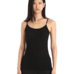 Icebreaker Women Merino 175 Everyday Cami Thermal Singlet Z04NXR499 Clothing Black