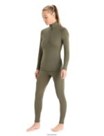Icebreaker Women Merino 175 Everyday Long Sleeve Half Zip Thermal Top Z04NXR837 Clothing Loden - Image 3