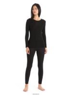 Icebreaker Women Merino 175 Everyday Thermal Leggings Z04NXR576 Clothing Black - Image 3
