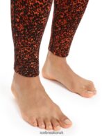 Icebreaker Women Merino 200 Oasis Thermal Leggings Lichen Z04NXR865 Clothing Black/Cherry - Image 5