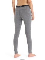 Icebreaker Women Merino 200 Oasis Thermal Leggings Z04NXR566 Clothing Gritstone Heather - Image 2