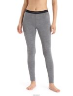 Icebreaker Women Merino 200 Oasis Thermal Leggings Z04NXR566 Clothing Gritstone Heather