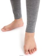 Icebreaker Women Merino 200 Oasis Thermal Leggings Z04NXR566 Clothing Gritstone Heather - Image 6