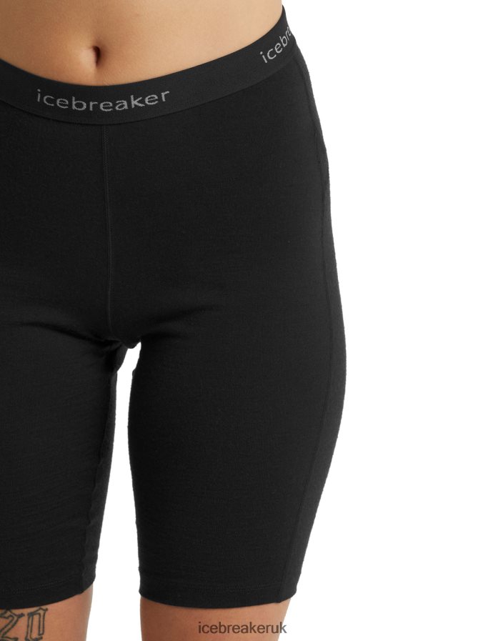 Icebreaker Women Merino 200 Oasis Thermal Shorts Z04NXR570 Clothing Black - Image 4