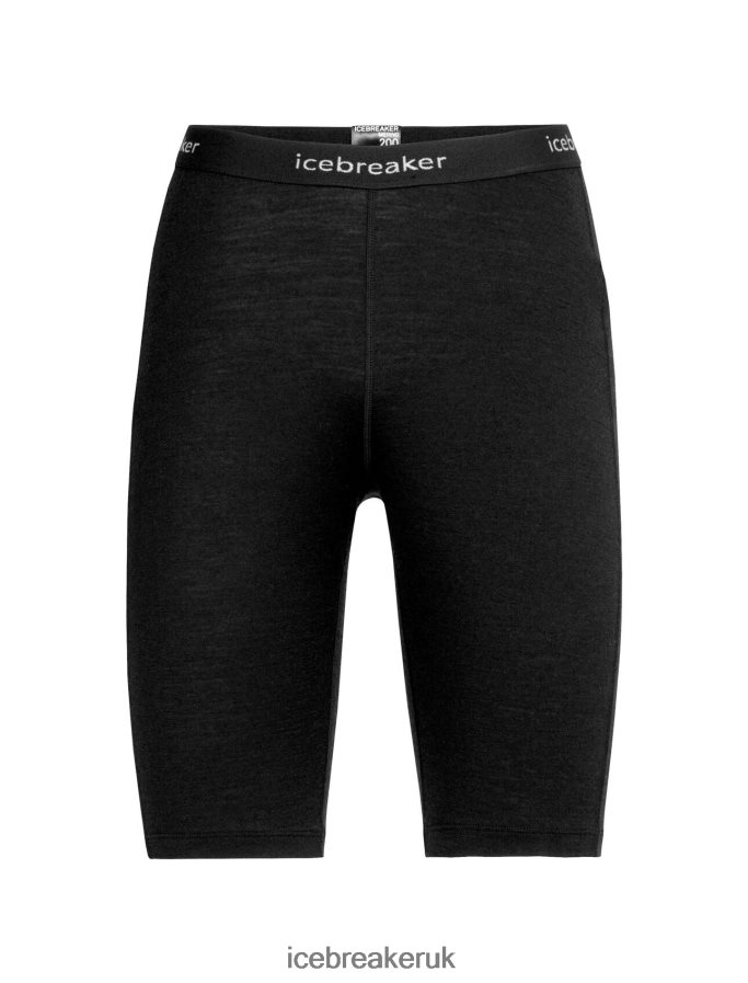Icebreaker Women Merino 200 Oasis Thermal Shorts Z04NXR570 Clothing Black - Image 6