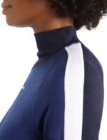 Icebreaker Women Merino 200 Sonebula Long Sleeve High Neck Thermal Top Z04NXR594 Clothing Midnight Navy/Royal Navy - Image 5