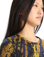 Icebreaker Women Merino 250 Vertex Long Sleeve Crewe Thermal Top Sedimentary Z04NXR830 Clothing Silent Gold/Clove - Image 4
