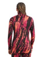 Icebreaker Women Merino 250 Vertex Long Sleeve Half Zip Thermal Top Sedimentary Z04NXR818 Clothing Cherry/Flash - Image 2
